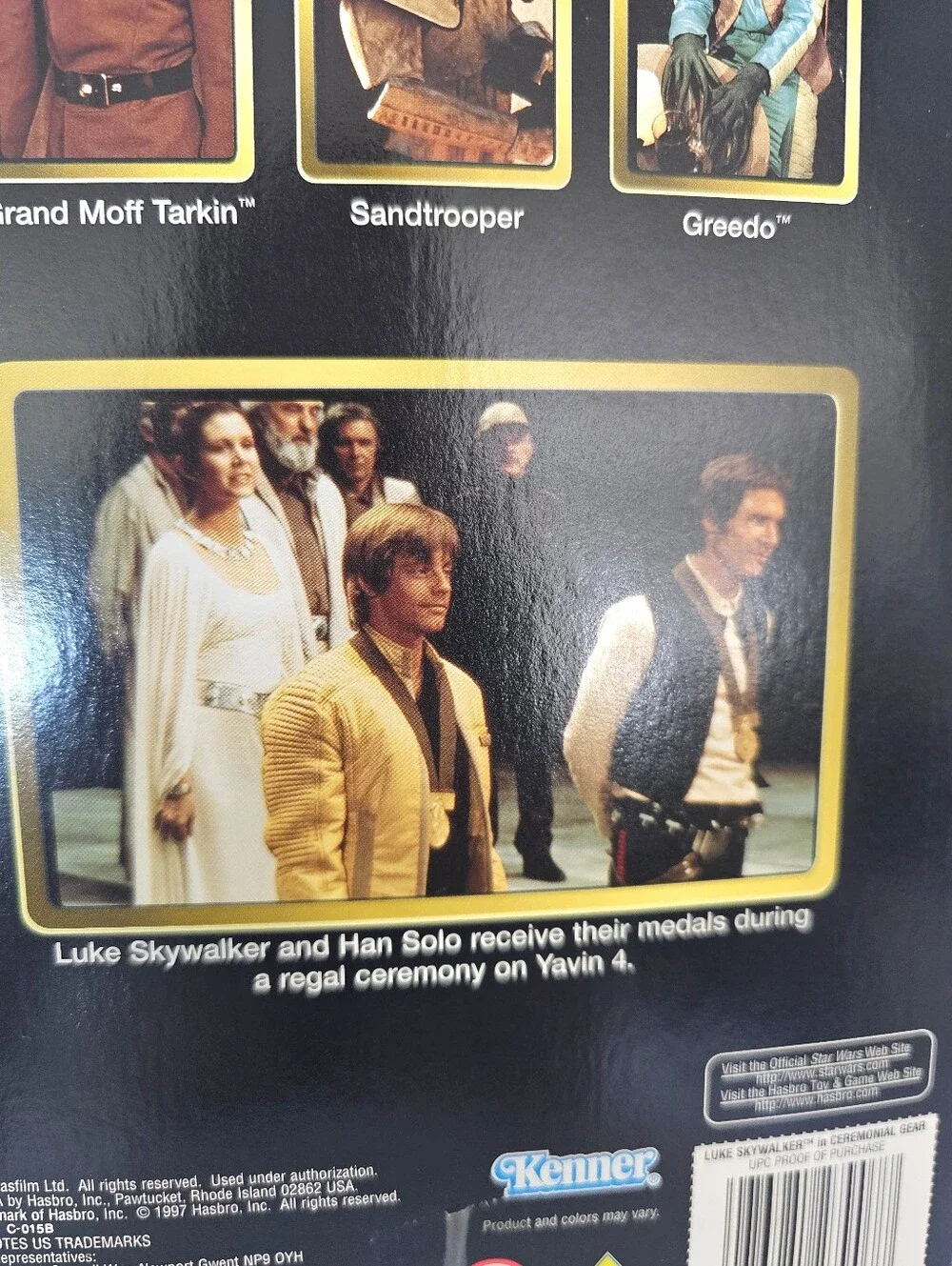 1997 Star Wars Luke Skywalker Collectible Action Figure -Unopened Box!